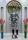 Designer Suit On Heavy Faux Georgette fabric - women's fashion mart