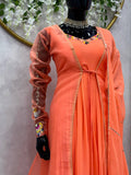 Looking for a beautiful Designer Anarkali Suit on Faux Georgette Fabric - women's fashion mart